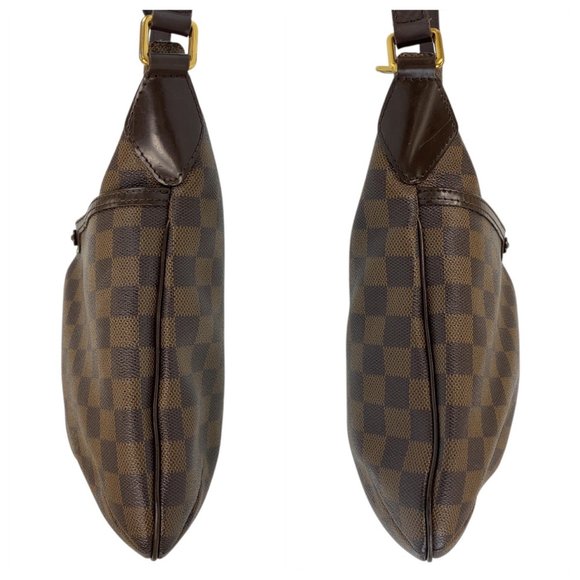 LOUIS VUITTON Damier Bloomsbury PM Brown Gold Hardware Leather N42251 Shoulde... - Picture 5 of 10